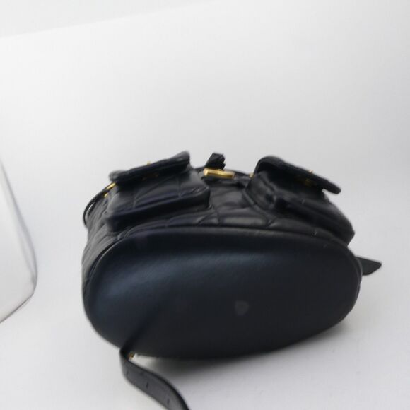 COACH Tabby Quilted Leather Backpack Black - Picture 15 of 15